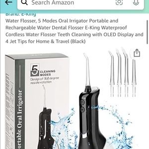 Brand new water doll flosser oral irrigator black color